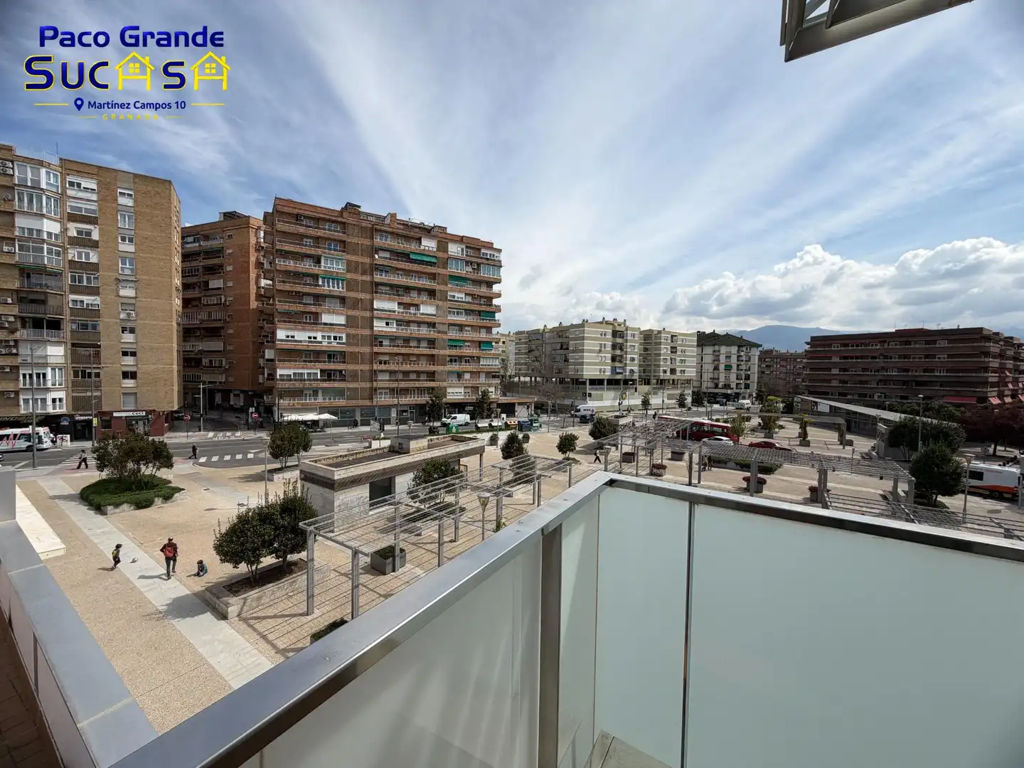 Exterior view of Flat for rent in Granada  with Air Conditioner, Heating and Parquet flooring