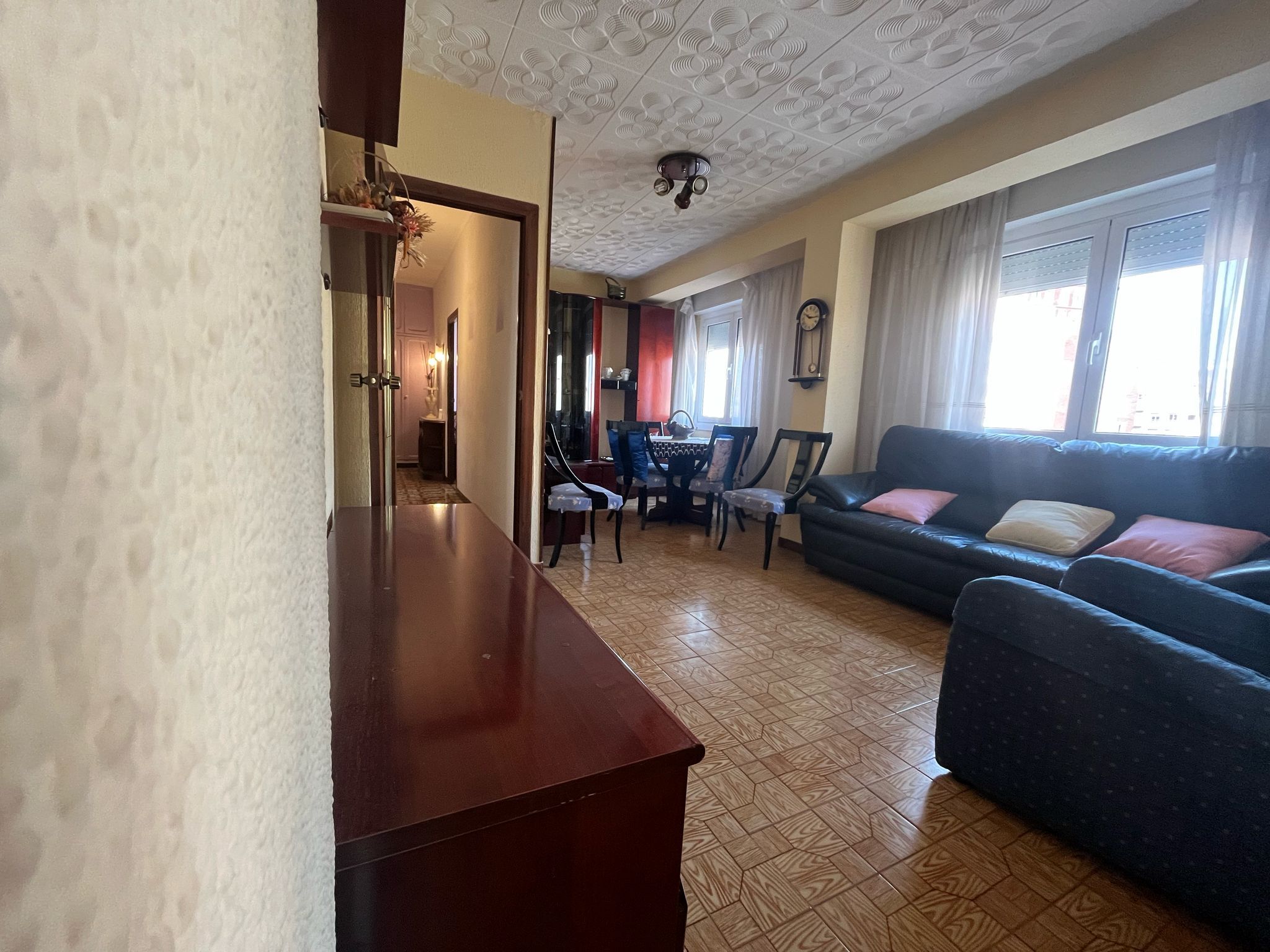 Sala d'estar de Pis en venda en  Barcelona Capital amb Aire condicionat i Calefacció
