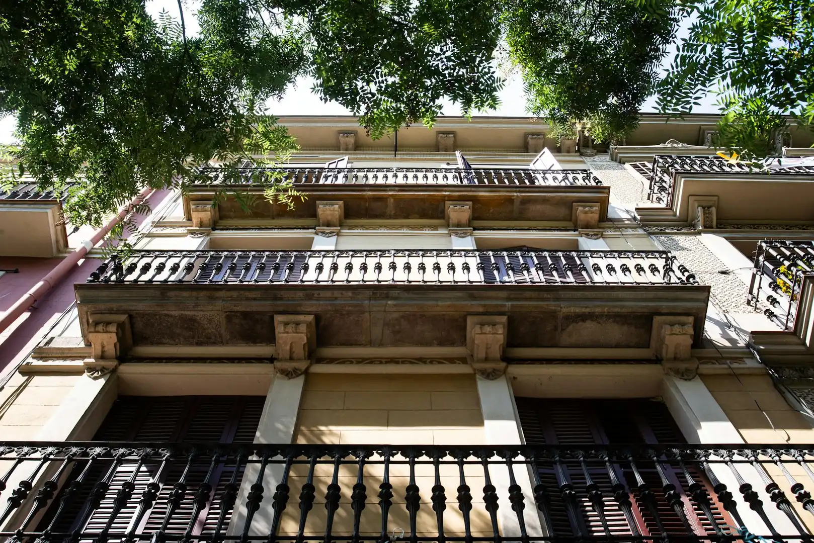 Exterior view of Flat for rent in Barcelona  with Air Conditioner, Heating and Furnished
