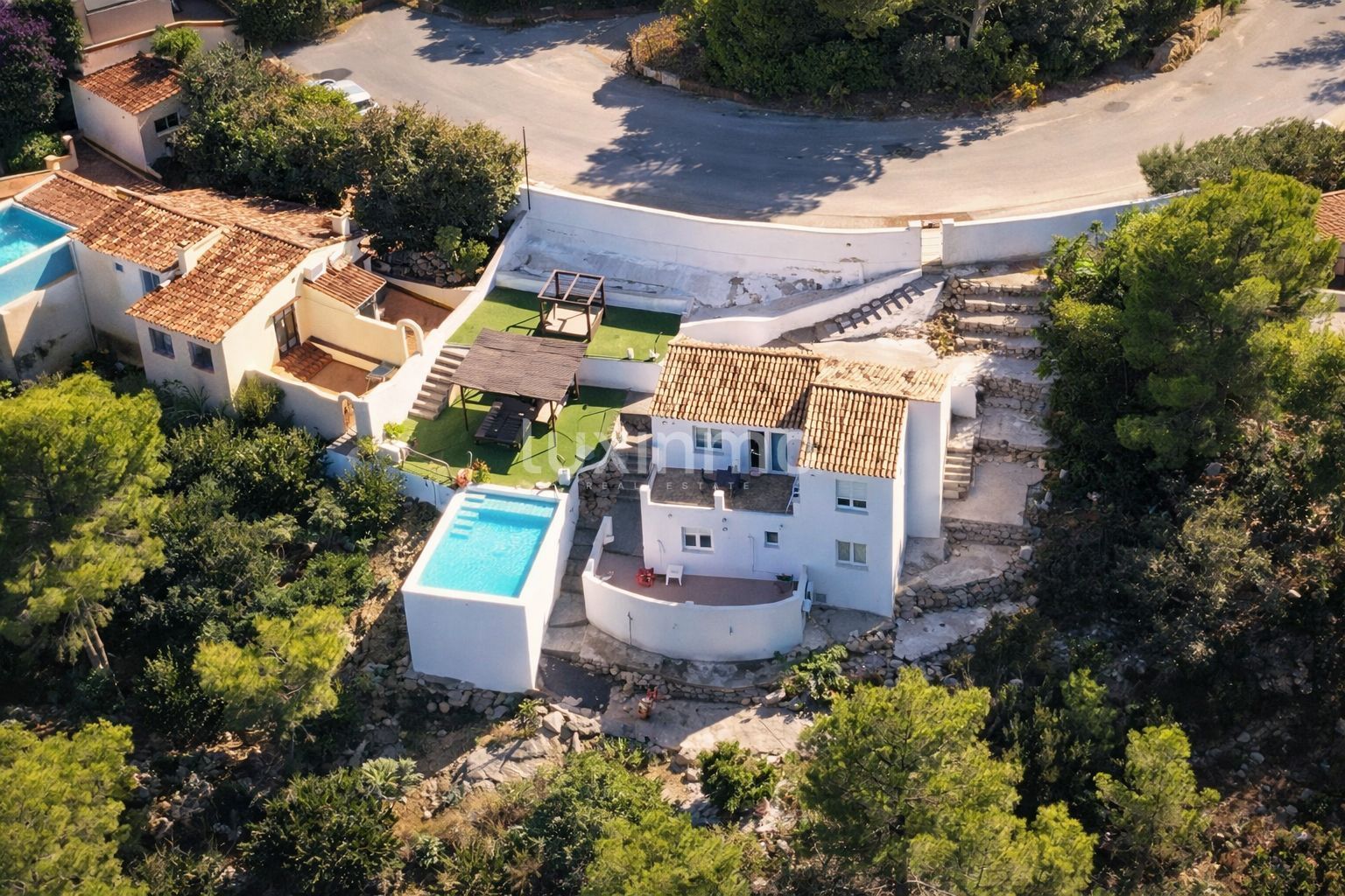 Exterior view of House or chalet for sale in Dénia  with Air Conditioner, Terrace and Storage room