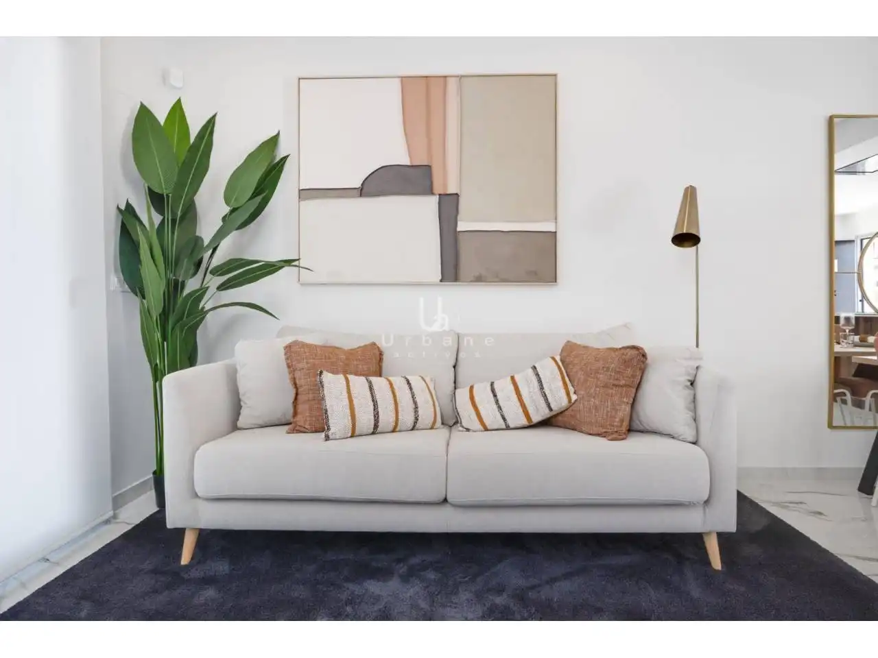 Sala de estar de Ático en venta en San Miguel de Salinas con Aire acondicionado, Terraza y Amueblado