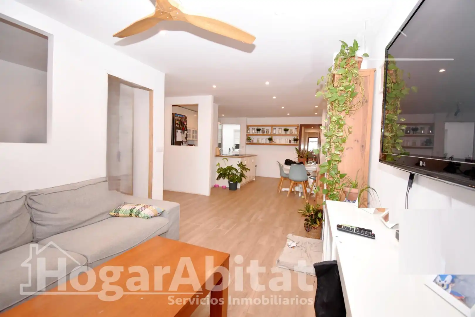 Sala de estar de Planta baja en venta en Burjassot con Aire acondicionado, Calefacción y Terraza
