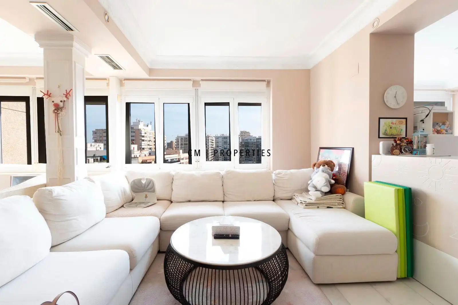 Sala de estar de Piso en venta en Valencia con Aire acondicionado, Amueblado y Balcón