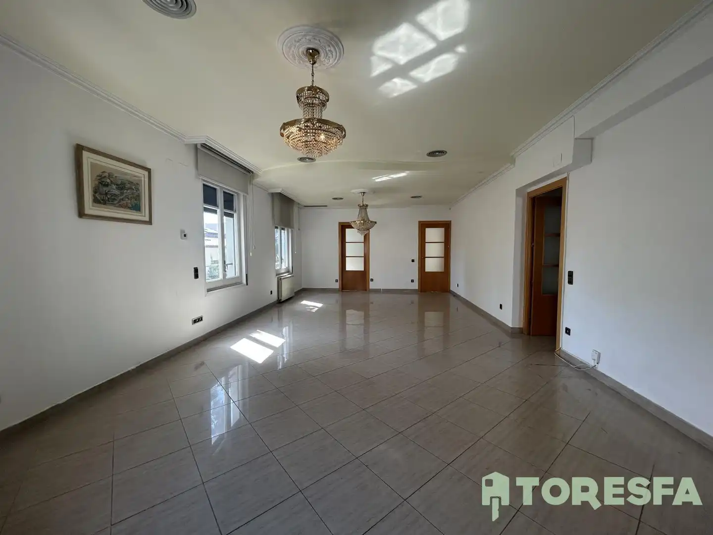 Sala de estar de Ático en venta en Granollers con Calefacción y Terraza