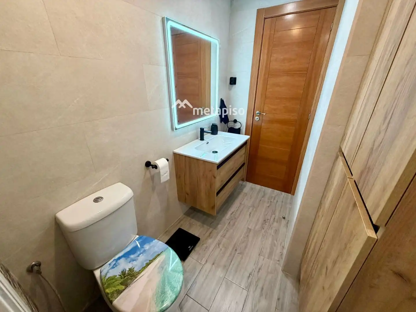 Badezimmer von Wohnung zum Verkauf in El Vendrell mit Klimaanlage, Heizung und Terrasse