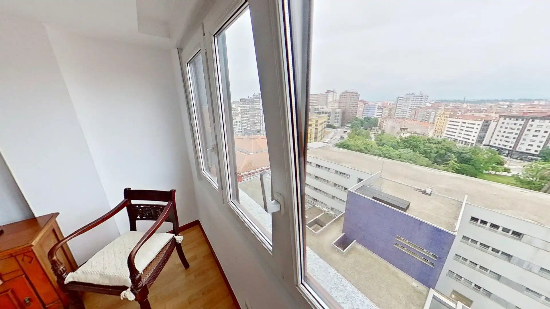 Balcony of Flat for sale in Gijón 