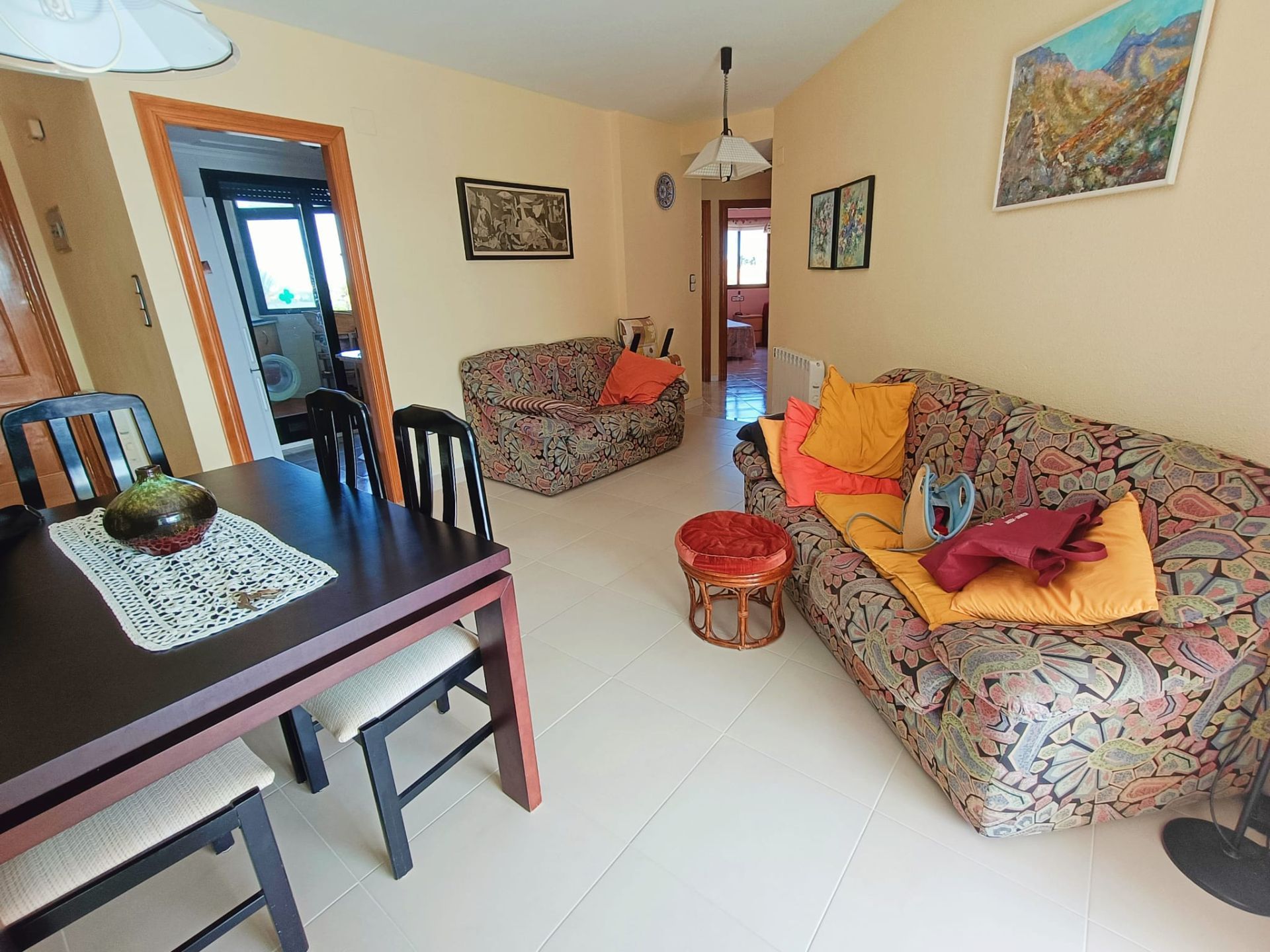 Sala d'estar de Apartament en venda en Sueca amb Aire condicionat i Terrassa