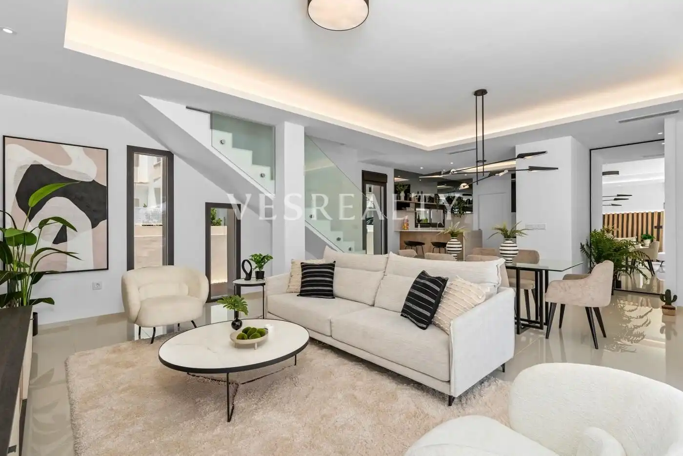 Sala de estar de Casa o chalet en venta en Rojales con Jardín privado, Trastero y Piscina