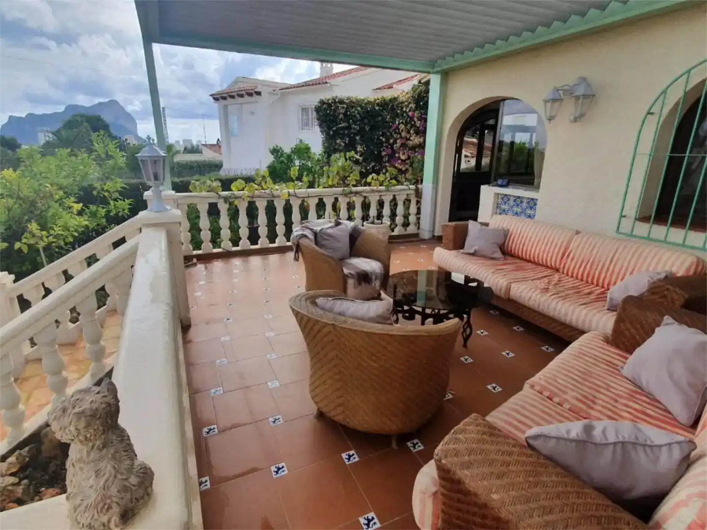 Terrassa de Casa o xalet en venda en Calpe / Calp amb Aire condicionat, Piscina i Balcó