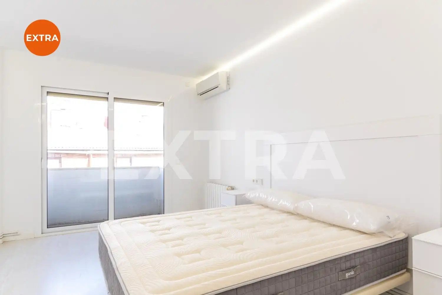 Schlafzimmer von Wohnungen zur Miete in Madrid mit Klimaanlage, Heizung und Möbliert