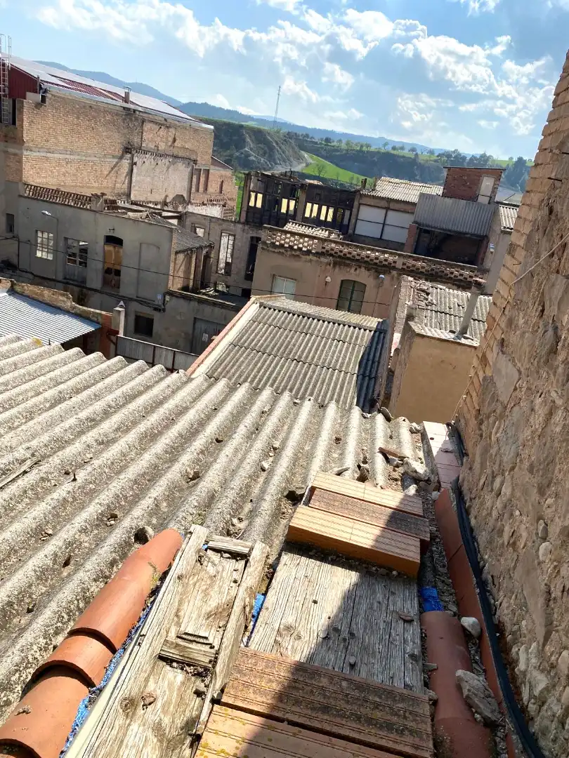 Vista exterior de Casa adosada en venta en Igualada con Trastero y Balcón