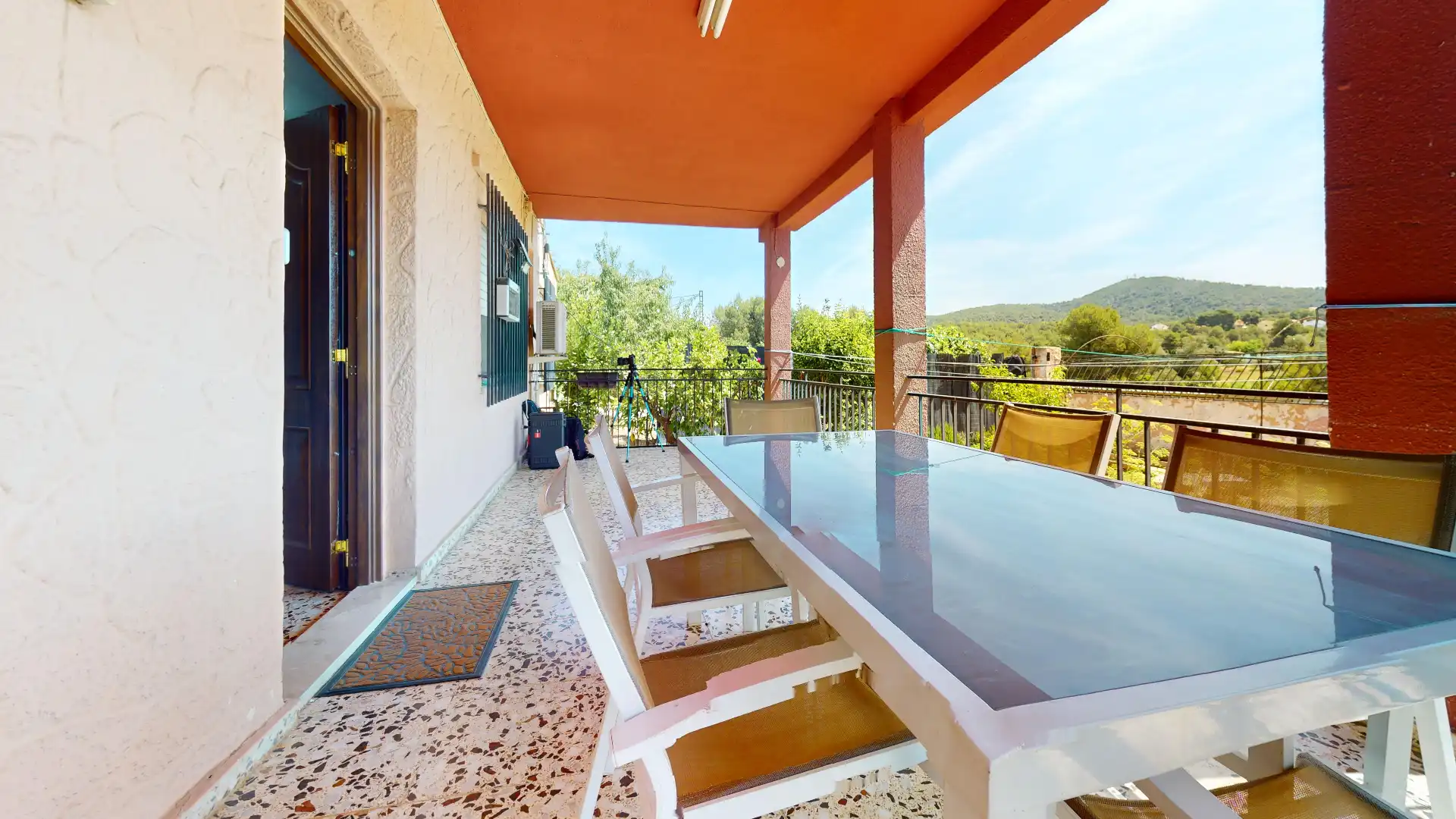 Terrassa de Casa o xalet en venda en Vilamarxant amb Aire condicionat, Jardí privat i Terrassa