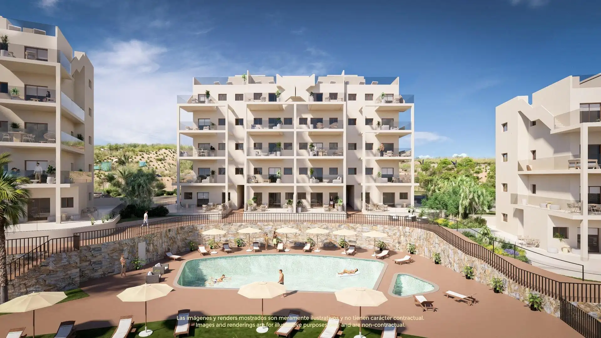 Vista exterior de Apartamento en venta en Murcia con Aire acondicionado, Calefacción y Jardín privado