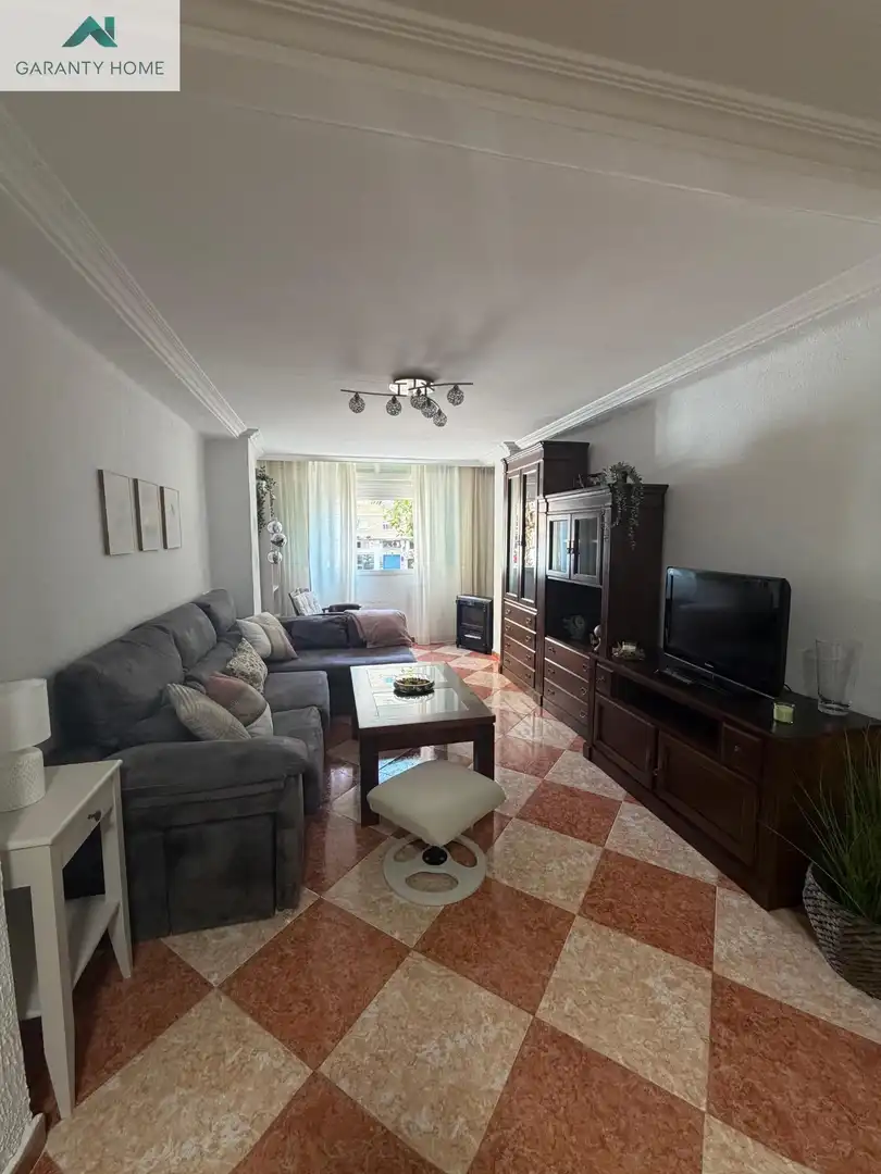 Living room of Flat for rent in Málaga Capital  with Air Conditioner and Furnished