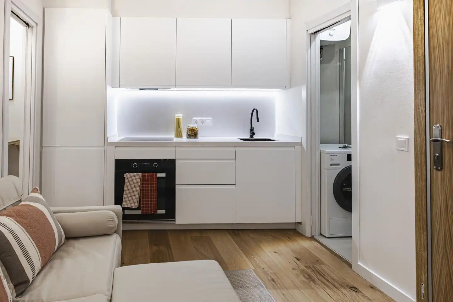 Cocina de Piso en venta en  Palma de Mallorca con Aire acondicionado, Terraza y Amueblado