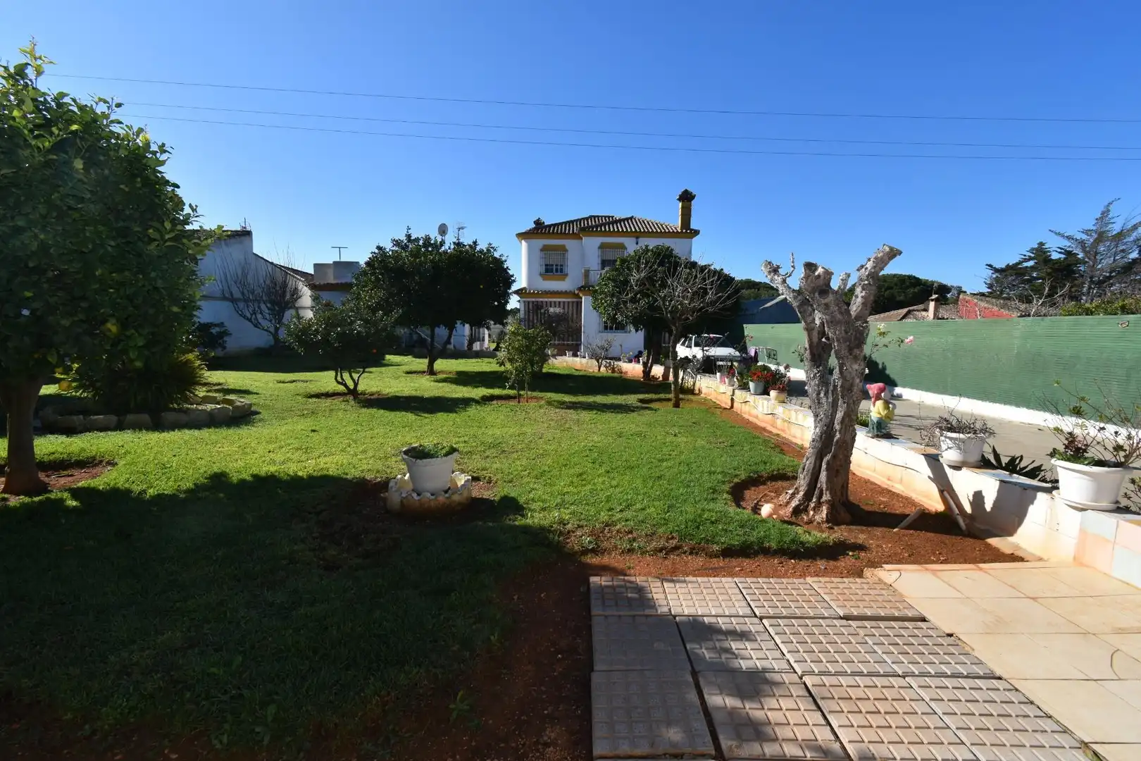 Garden of Houses for sale in Chiclana de la Frontera  with Air Conditioner, Heating and Private garden