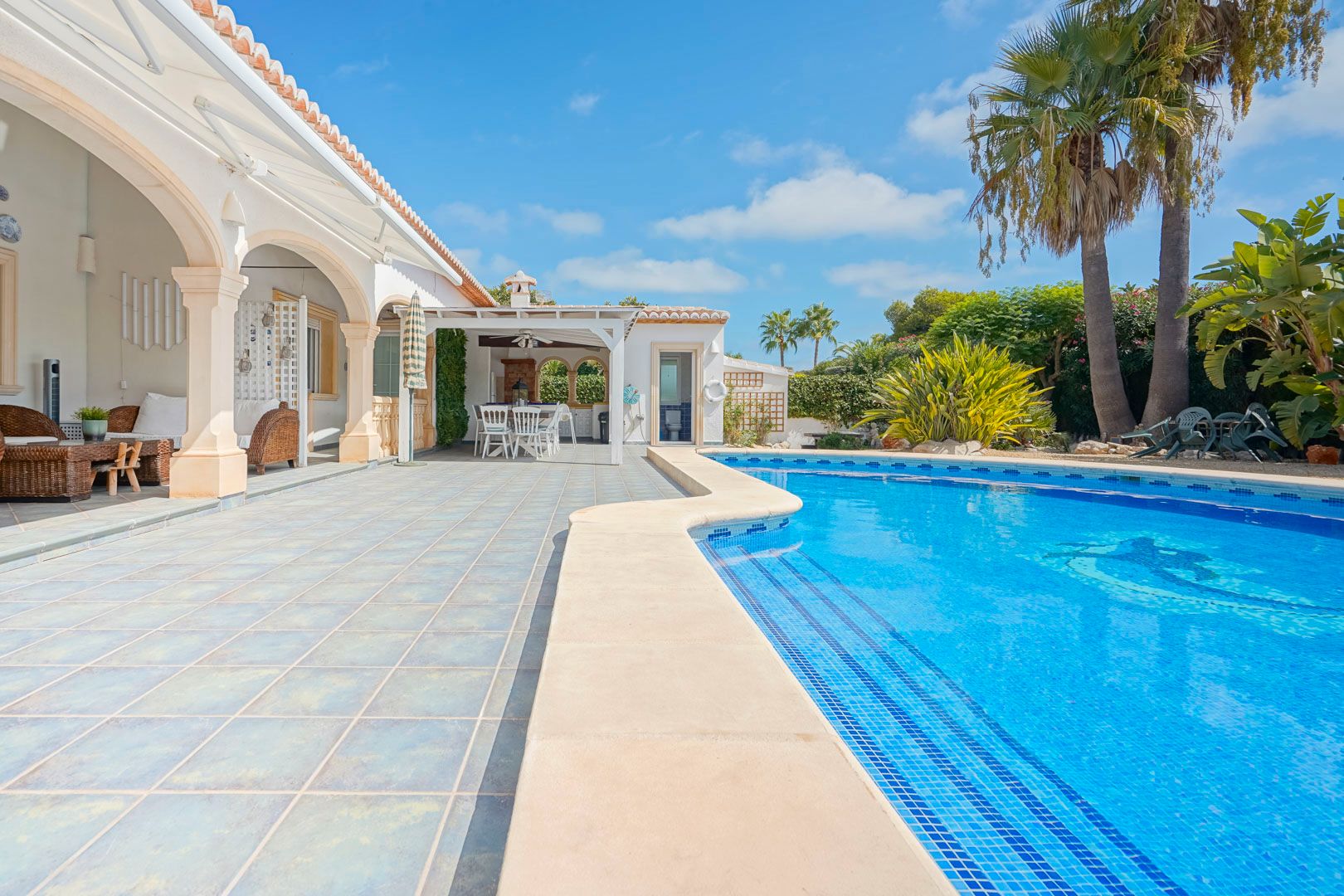Piscina de Casa o xalet en venda en Jávea / Xàbia amb Calefacció i Piscina