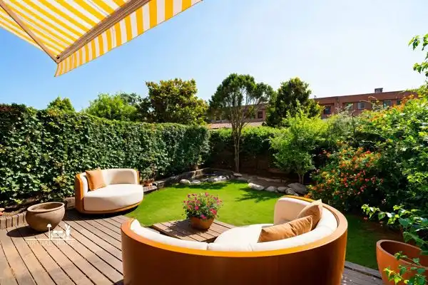 Terrassa de Casa o xalet en venda en Sant Cugat del Vallès amb Calefacció, Jardí privat i Terrassa