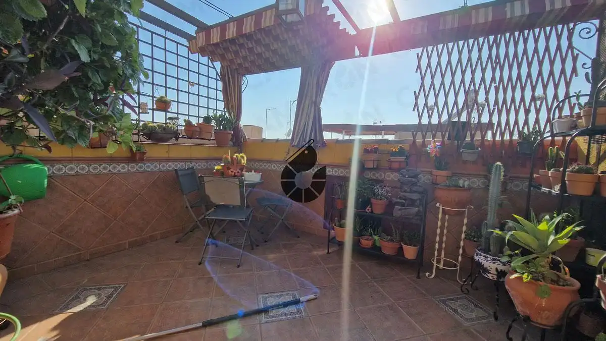 Terrassa de Casa adosada en venda en Coria del Río amb Aire condicionat, Terrassa i Balcó