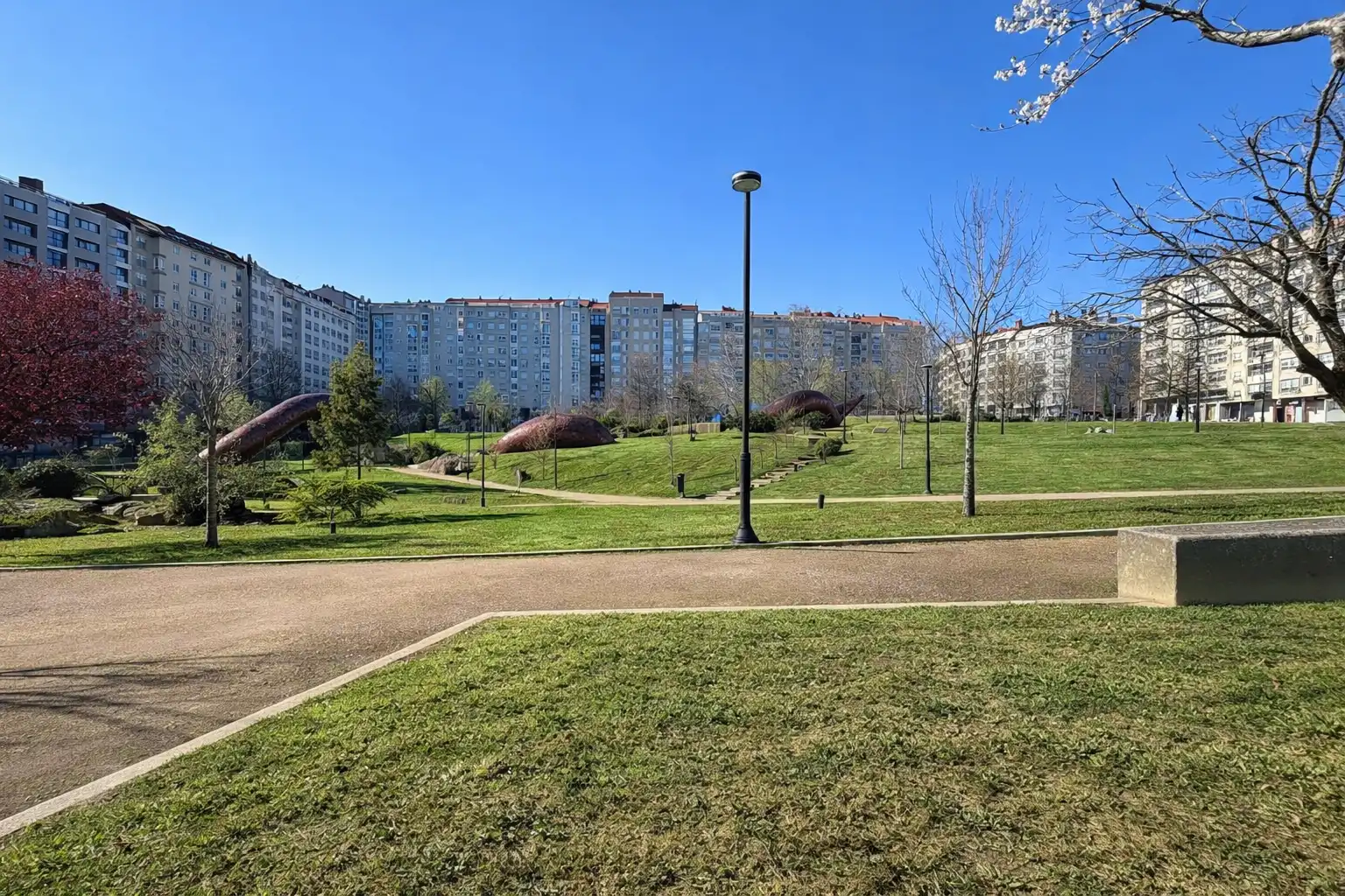 Vista exterior de Piso en venta en Vigo  con Calefacción, Parquet y Trastero