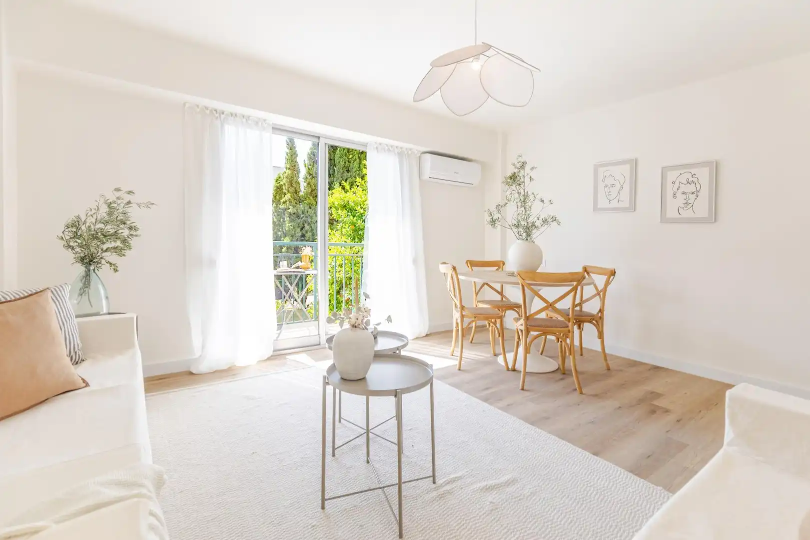 Comedor de Piso en venta en Valencia con Jardín privado, Parquet y Balcón