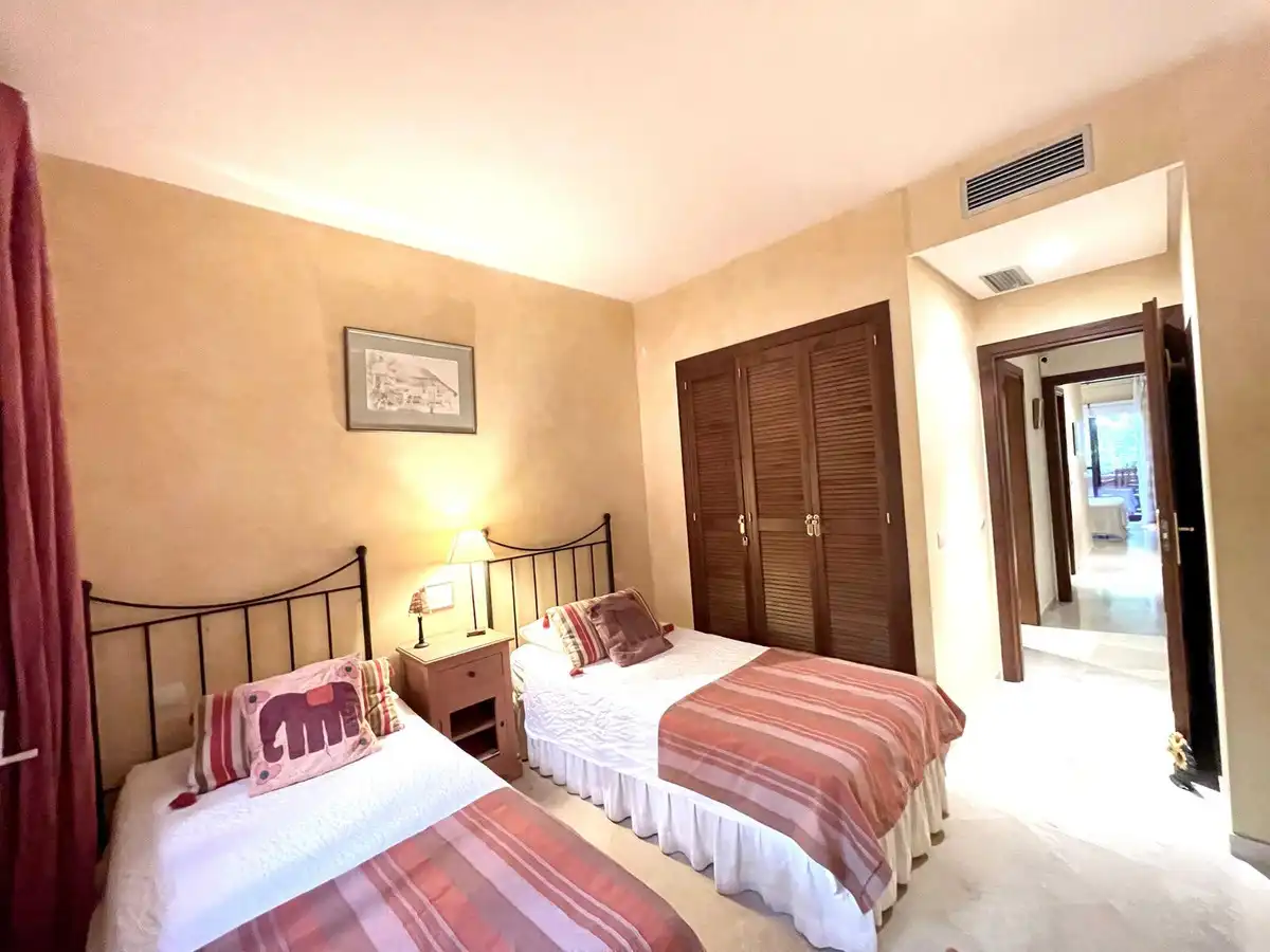 Bedroom of Flat for sale in Marbella  with Air Conditioner, Terrace and Storage room