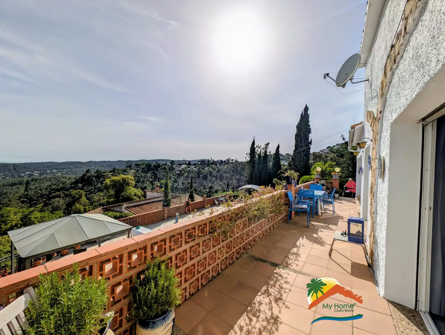 Terrassa de Casa o xalet en venda en Lloret de Mar amb Jardí privat, Terrassa i Piscina