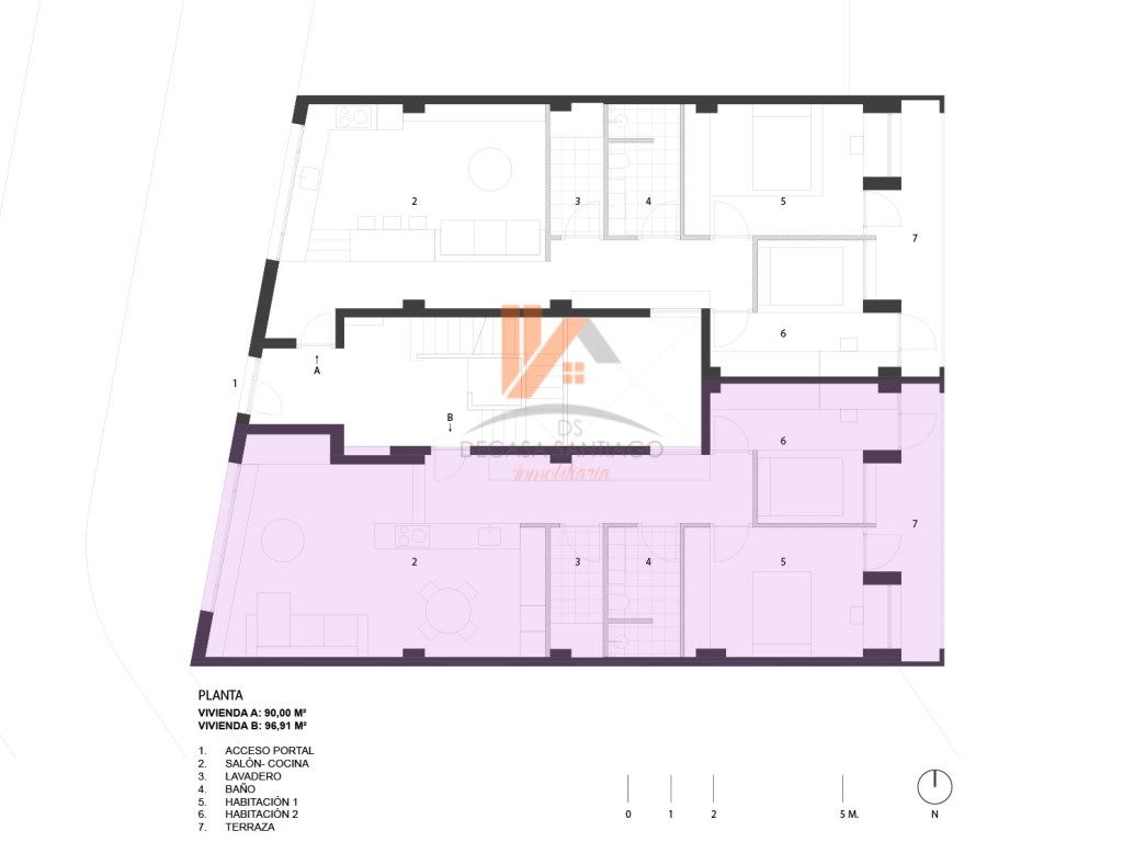 Apartamento en venta en Santiago de Compostela  con Balcón