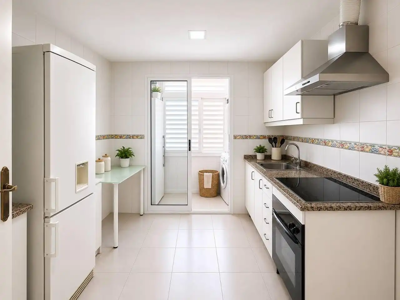 Kitchen of Flat for sale in Alicante / Alacant  with Air Conditioner, Heating and Terrace