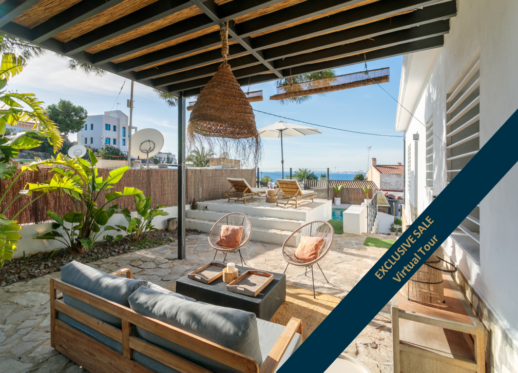 Terrassa de Casa o xalet en venda en El Campello amb Aire condicionat, Jardí privat i Terrassa