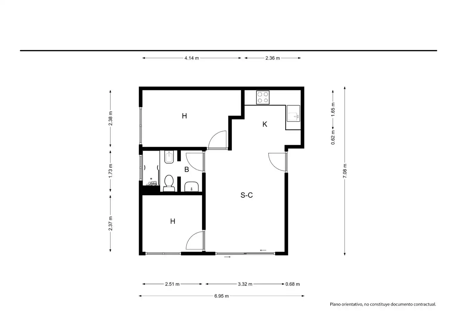 Piso en venta en Abrucena, 15, Poble Nou