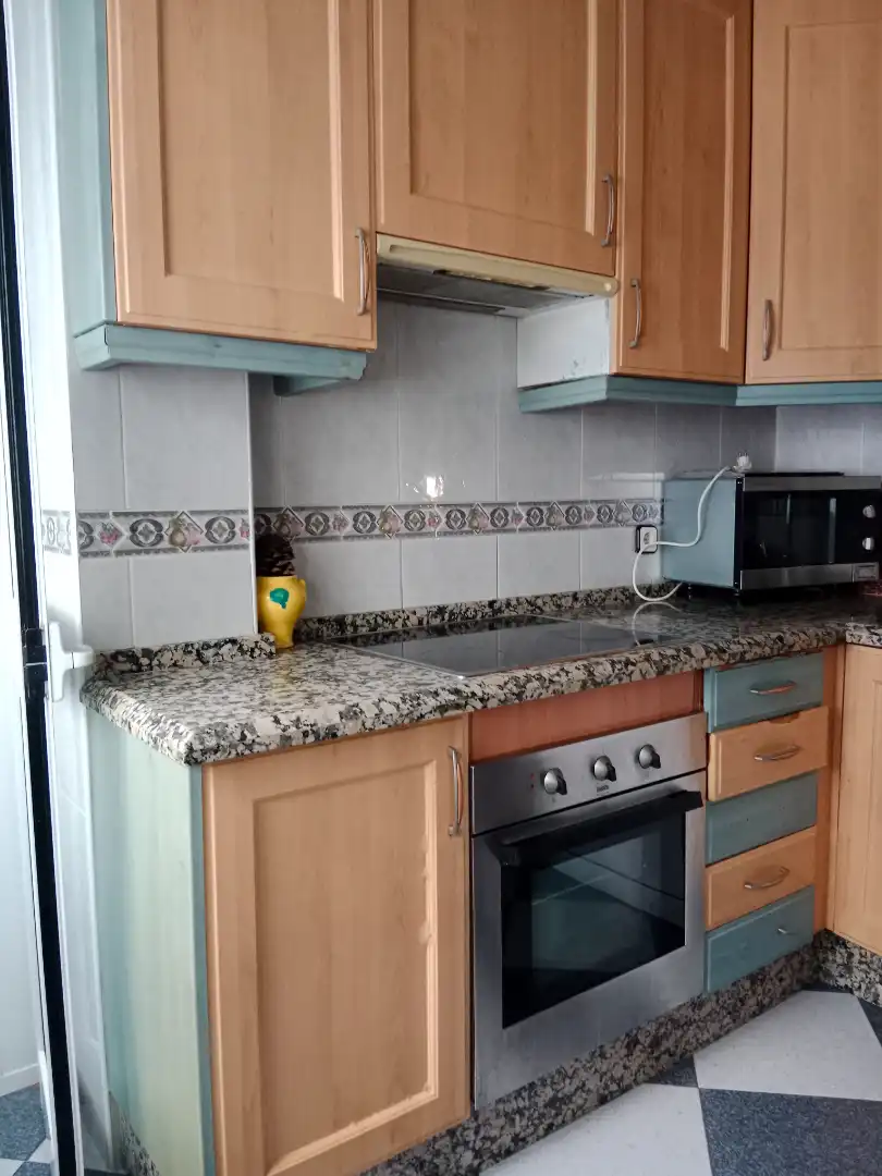 Kitchen of Flat for rent in Sevilla  with Air Conditioner, Heating and Furnished