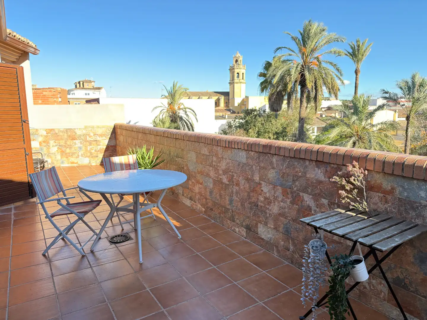 Terrasse von Dachboden zum Verkauf in Benigànim mit Klimaanlage, Heizung und Terrasse