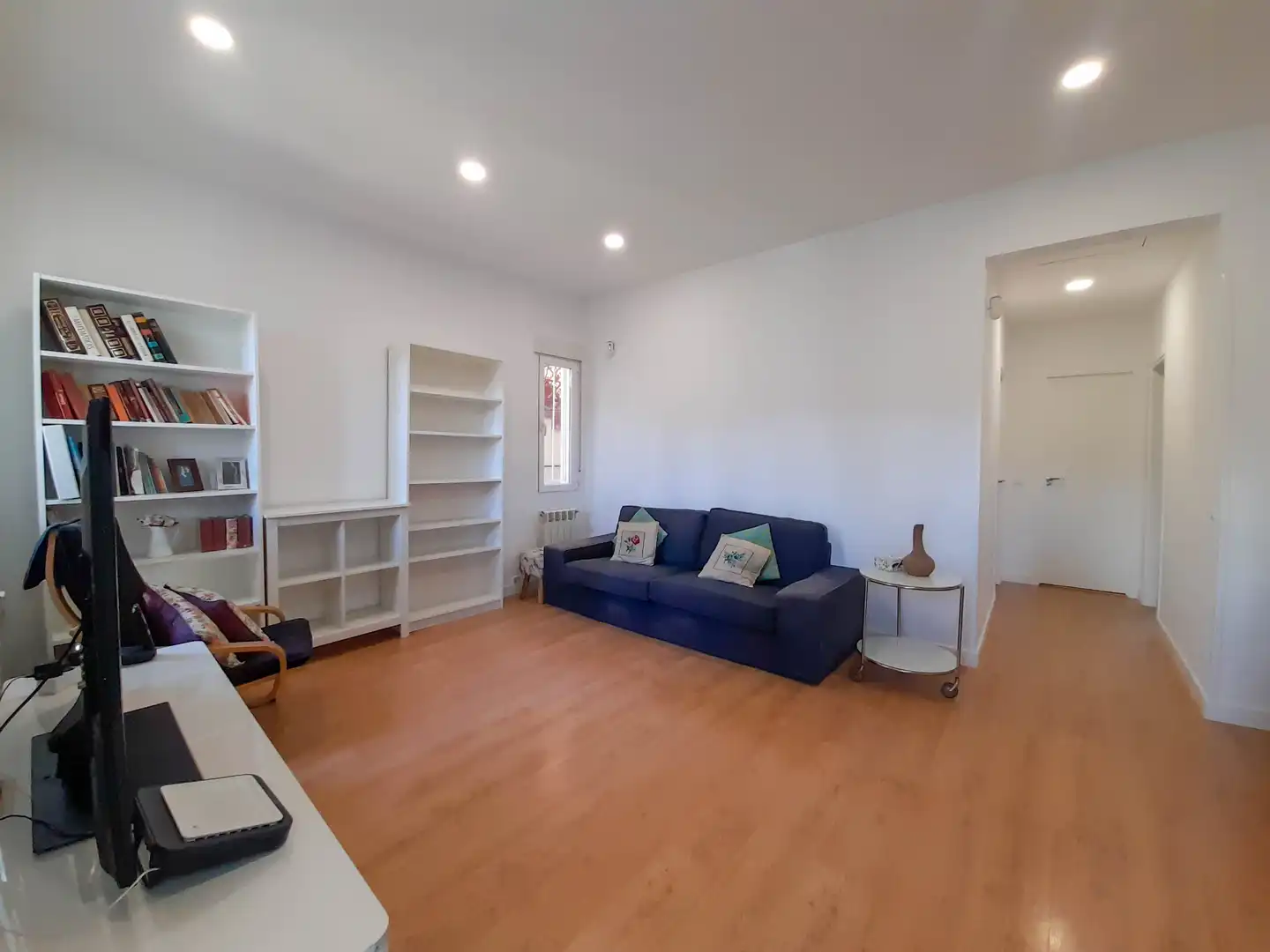 Living room of Detached homes for rent in Madrid  with Heating, Private garden and Parquet flooring
