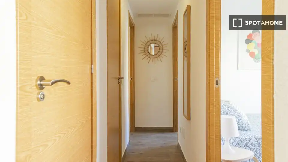 Flat for rent in Madrid  with Air Conditioner, Heating and Furnished