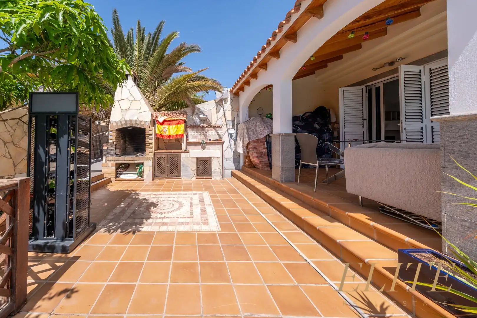 Terrassa de Casa adosada en venda en San Bartolomé de Tirajana amb Aire condicionat, Jardí privat i Terrassa