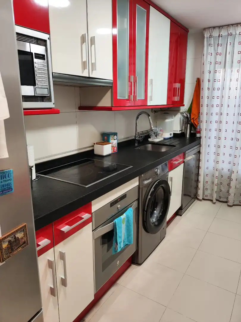 Cocina de Piso en venta en Peñafiel con Calefacción, Parquet y Terraza