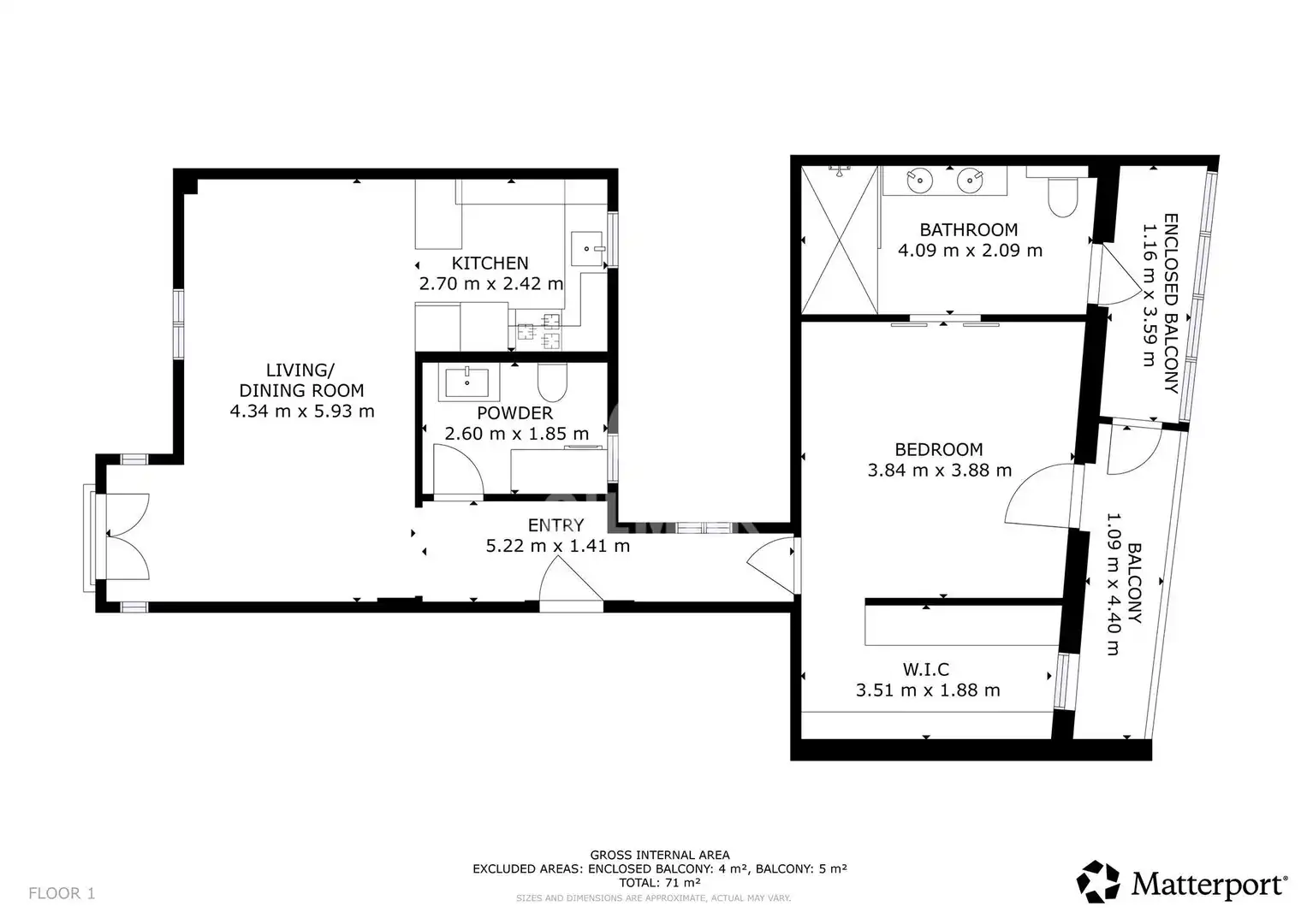 Piso en venta en Madrid con Calefacción y Balcón