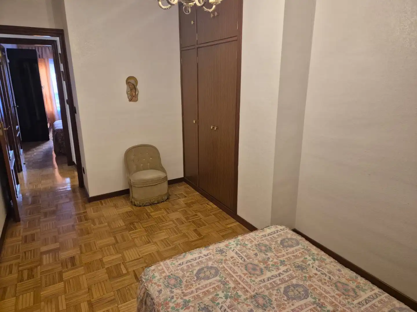 Bedroom of Flat for sale in Palencia  with Heating, Parquet flooring and Terrace