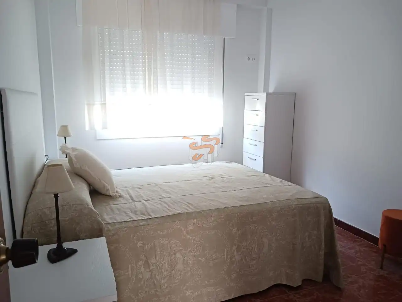 Bedroom of Apartments for rent in Ferrol  with Heating and Furnished