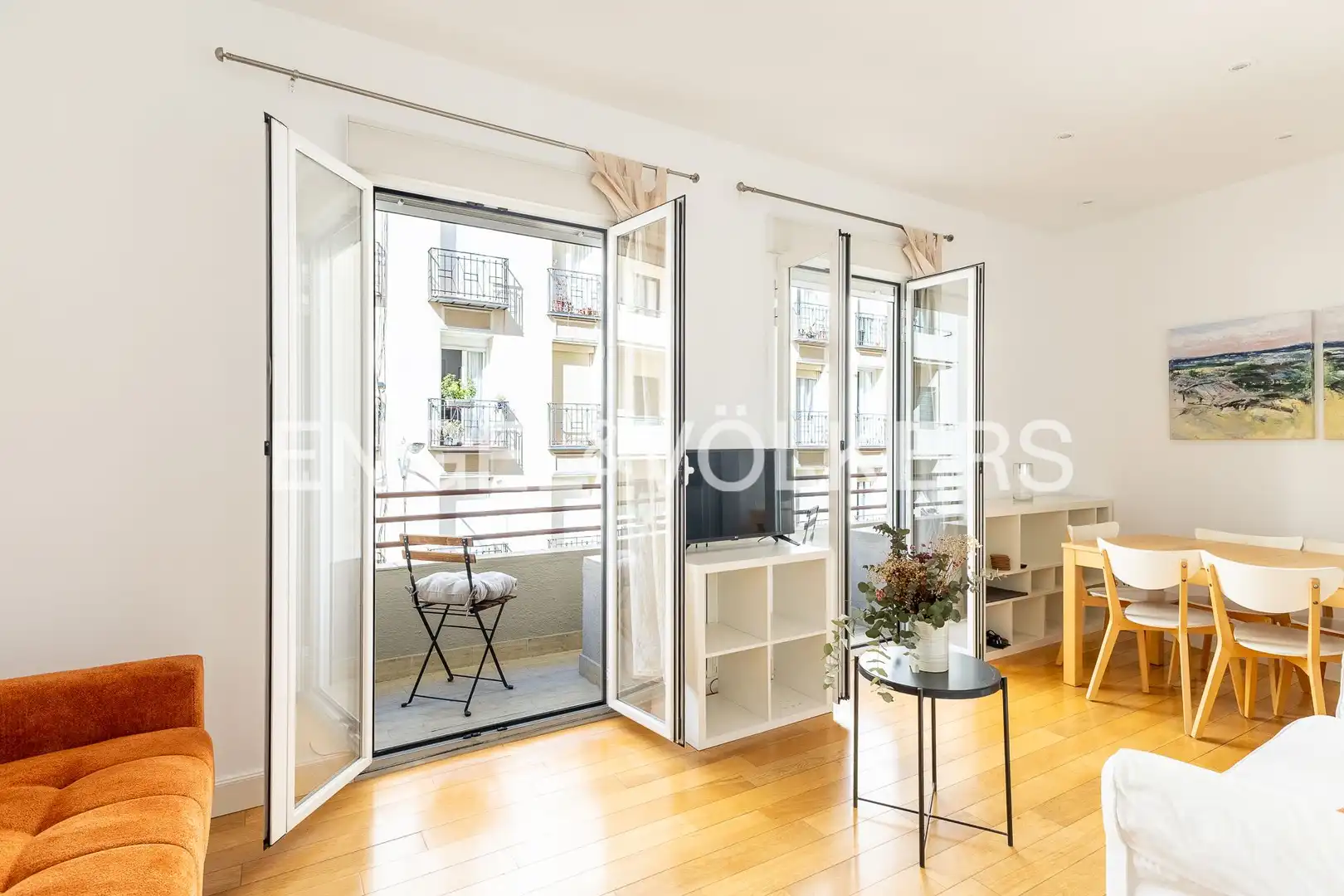 Terrasse von Wohnung zur Miete in Madrid mit Heizung, Möbliert und Balkon