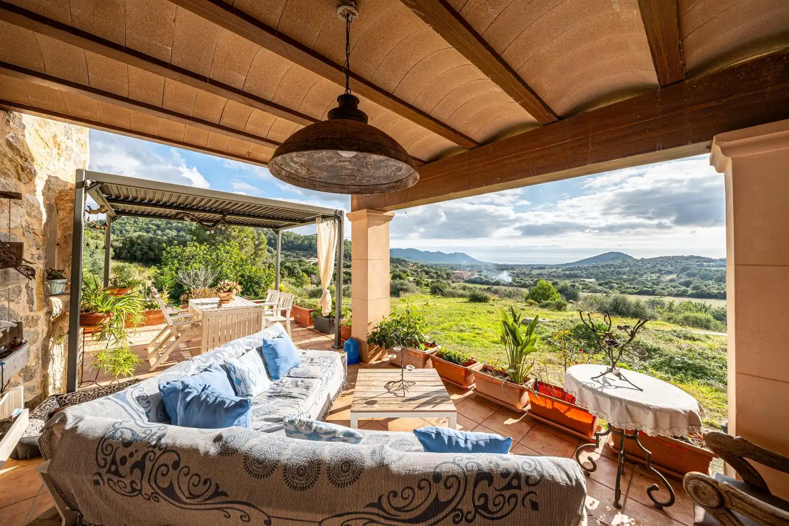 Terrace of Country homes for sale in Manacor