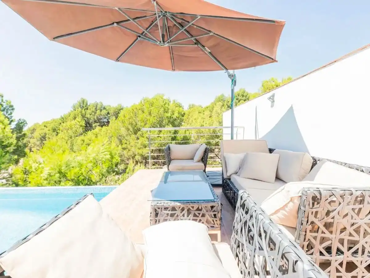 Terraza de Casa o chalet en venta en Altea con Aire acondicionado, Calefacción y Jardín privado