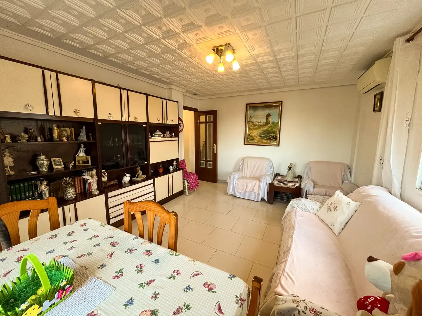 Wohnzimmer von Wohnung zum Verkauf in Sagunto / Sagunt mit Klimaanlage, Heizung und Möbliert