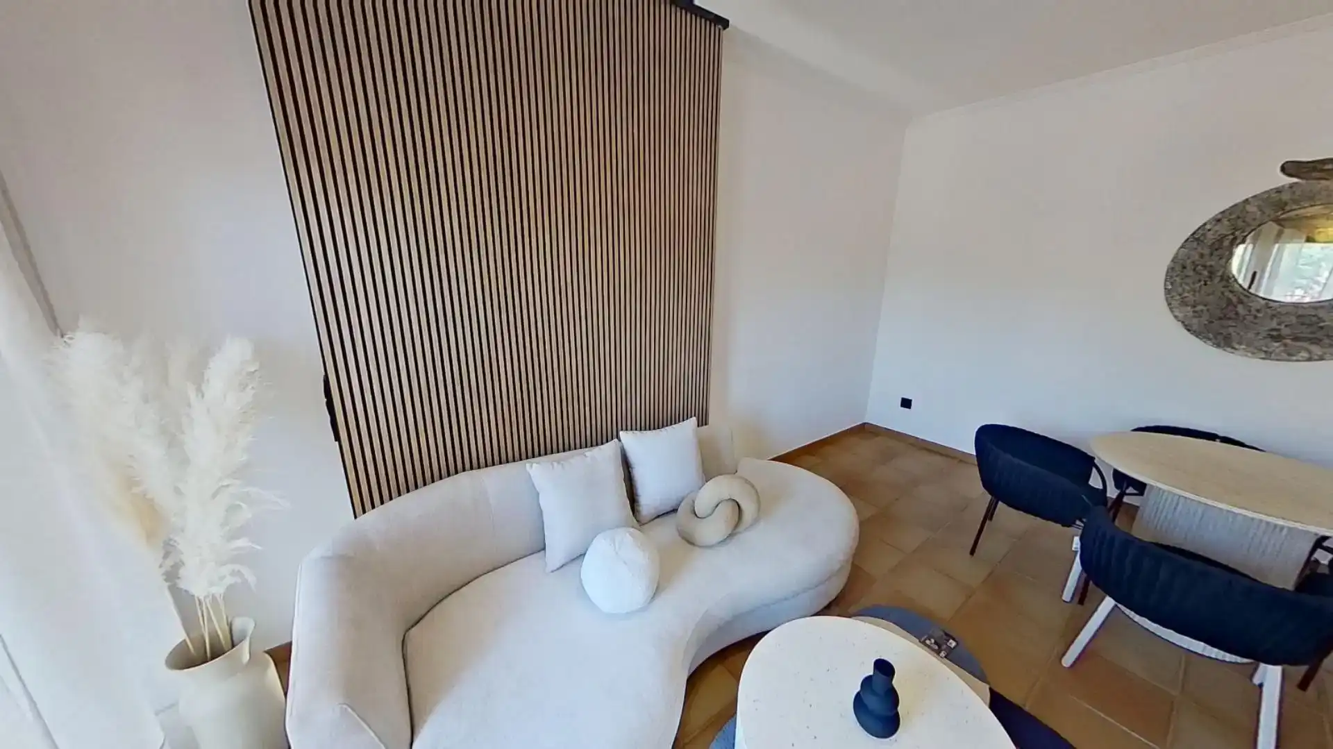 Wohnzimmer von Dachboden zum Verkauf in Villanueva del Río Segura mit Klimaanlage, Schwimmbad und Balkon