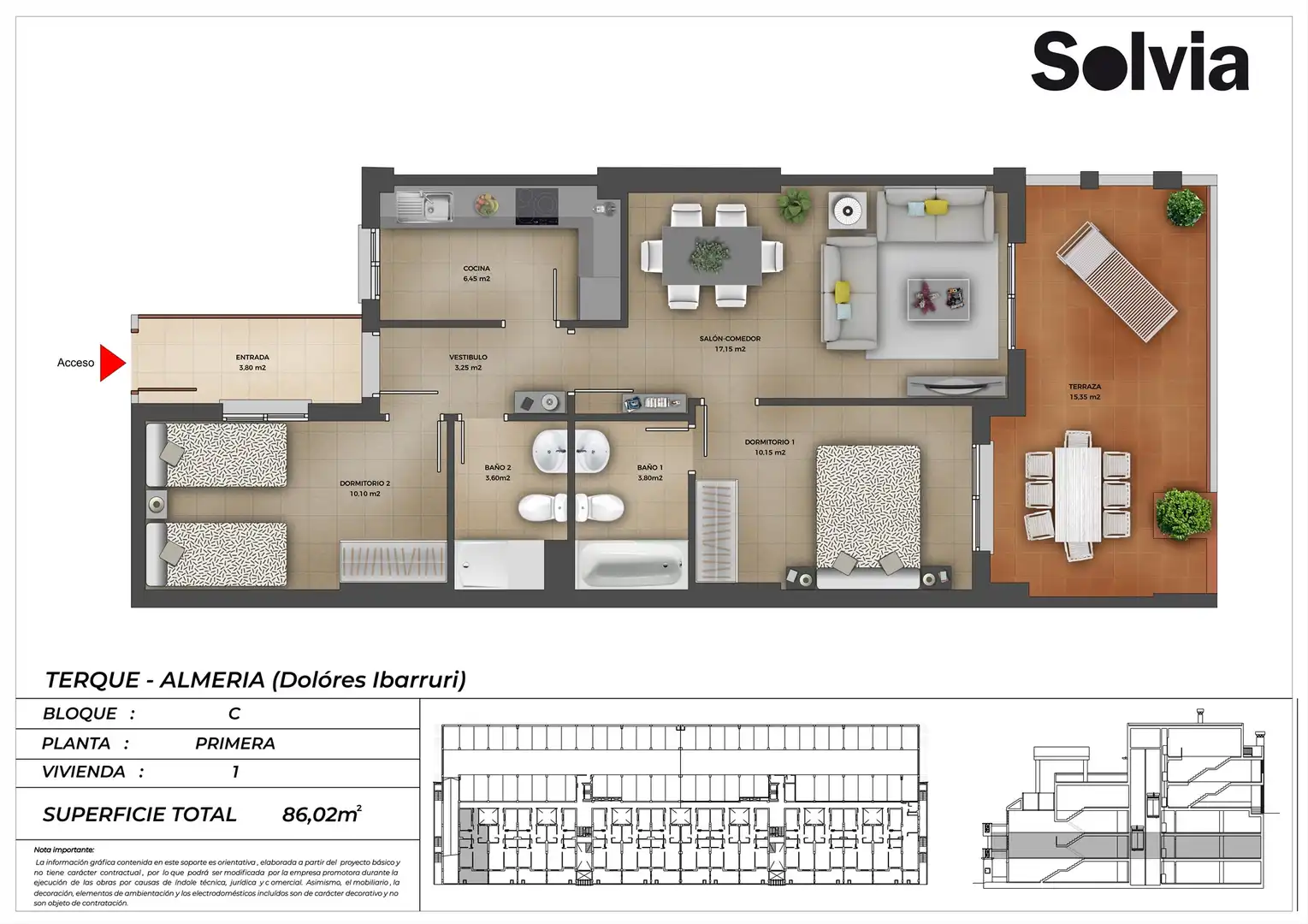 Wohnung zum Verkauf in Terque mit Abstellraum und Schwimmbad