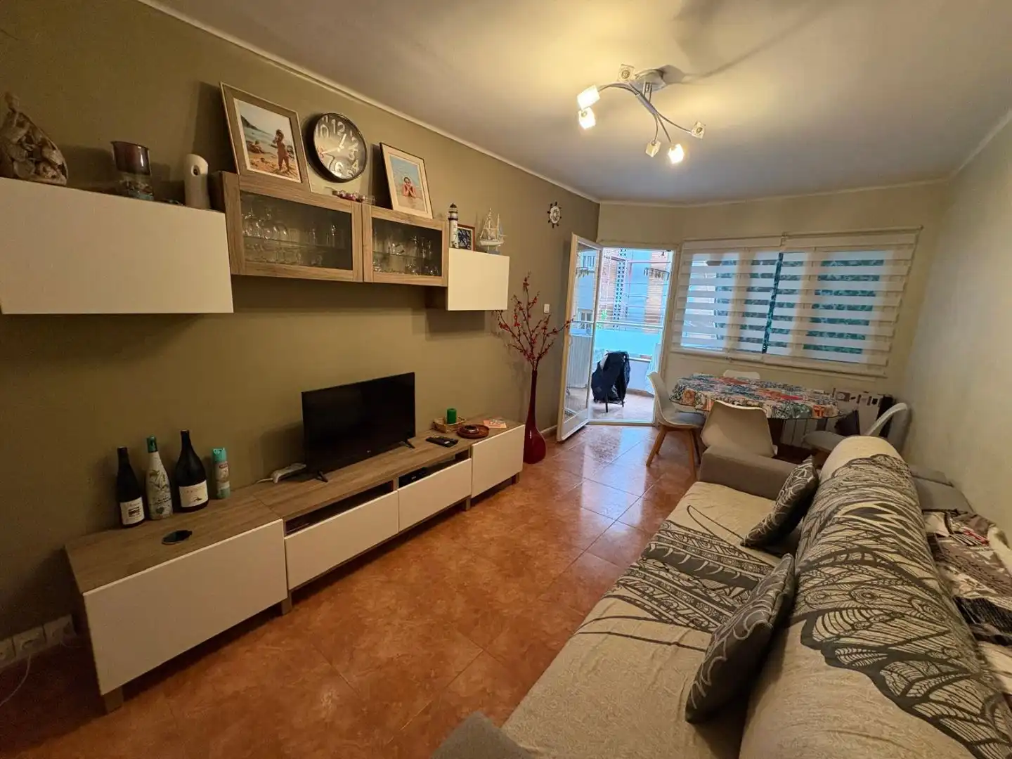 Sala d'estar de Pis en venda en Blanes amb Aire condicionat, Terrassa i Balcó