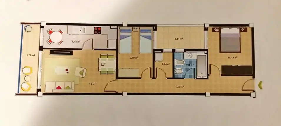 Bedroom of Flat for sale in Vinaròs  with Terrace