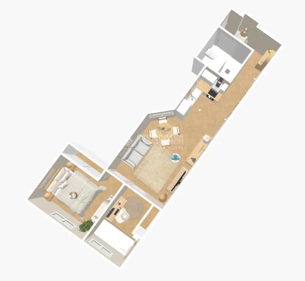Bedroom of Flat for sale in Madrid  with Air Conditioner