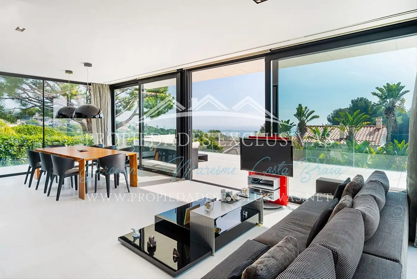 Sala de estar de Casa o chalet en venta en Teià con Aire acondicionado, Calefacción y Terraza